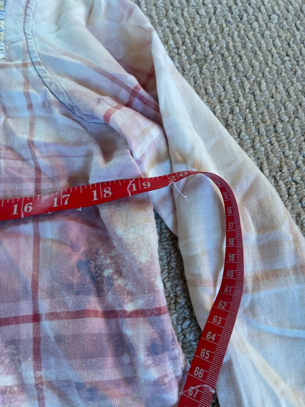 DragonFly Dreams Small Cotton Upcycled Button Up Shirt Women's Embriodered - Picture 4 of 7